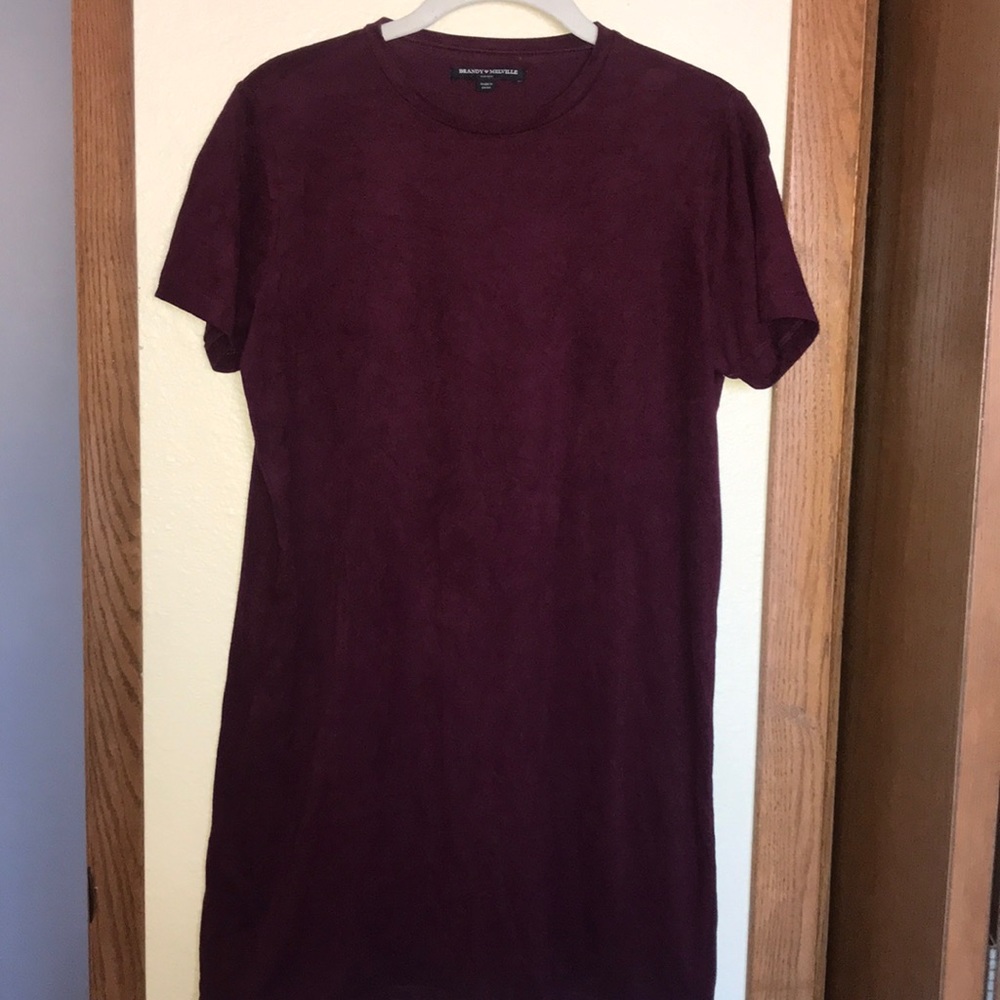 Brandy Melville✨Faux Suede Shift Dress - Picture 3 of 5